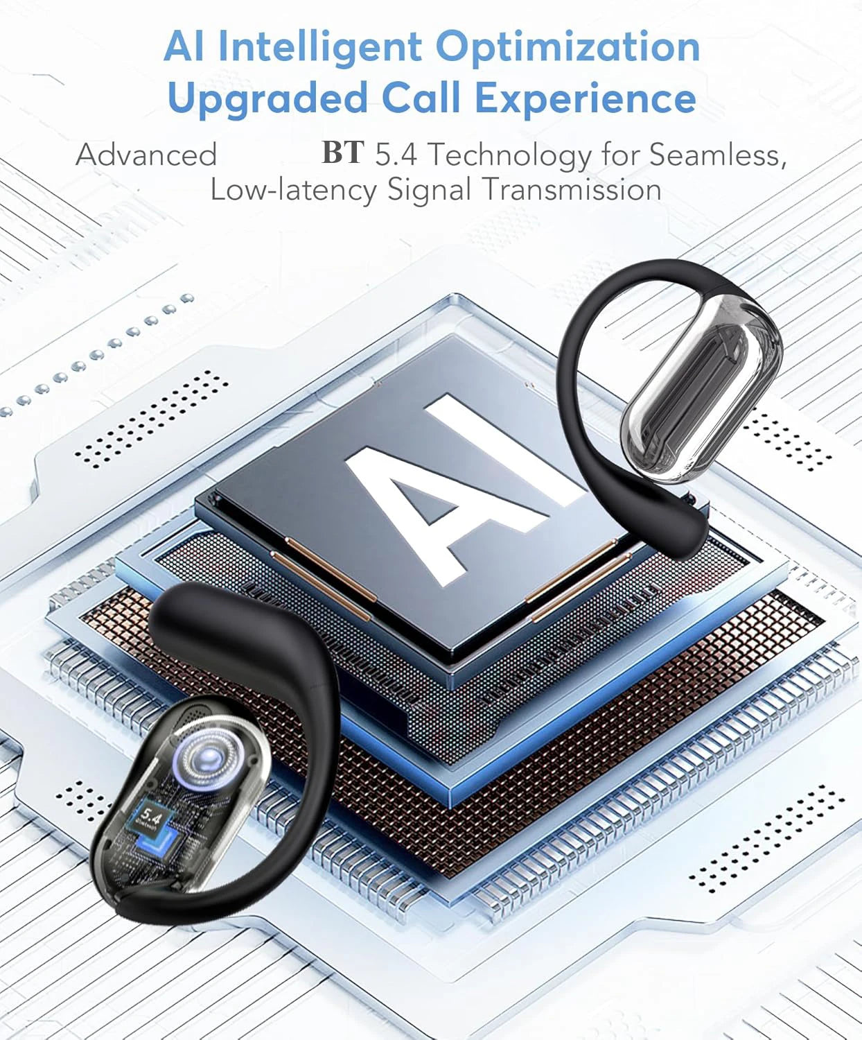 Audivo Pulse Open‑Ear Translation Earbuds
