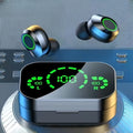 Audivo Pulse™ Wireless Earbuds with LED Charging Case